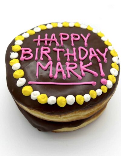 Birthday Cake Doughnut