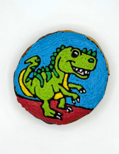 elaborate centerpiece dinosaur
